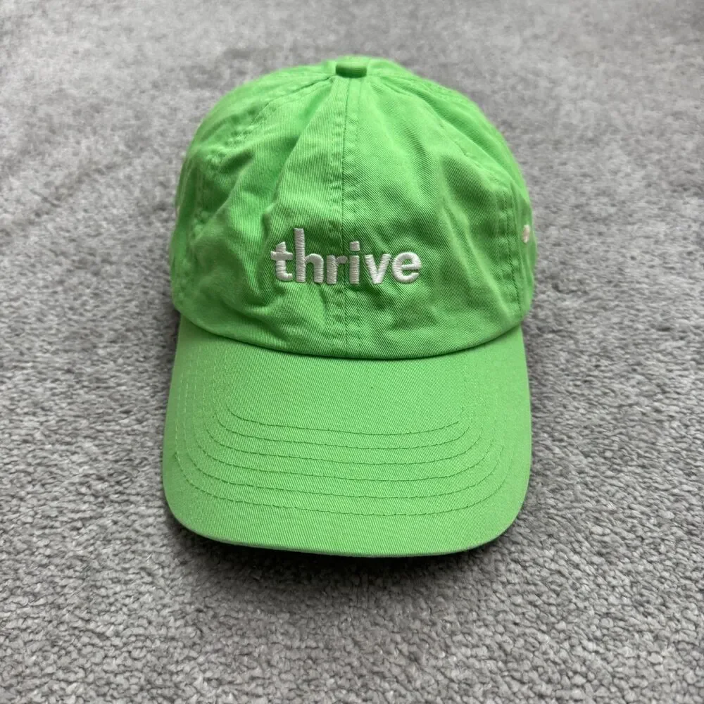 Kaiser Permanente Thrive Dad Hat Cap K-Products Adjustable Adult Green Cotton